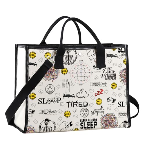 Bolso tote JNIAP Sleep Tech - Regalos para tecnólogos del sueño, regalos para el equipo de medicina del sueño, bolso para técnicos RPSGT miniatura 1