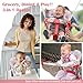 LWWACSS Premium Baby Shopping Cart Cover & High Chair Seat Protector - Universal Fit for Grocery Carts, Restaurant Chairs，Restaurant Seats, and Park Swings-Girl & Boy（Little Bear）