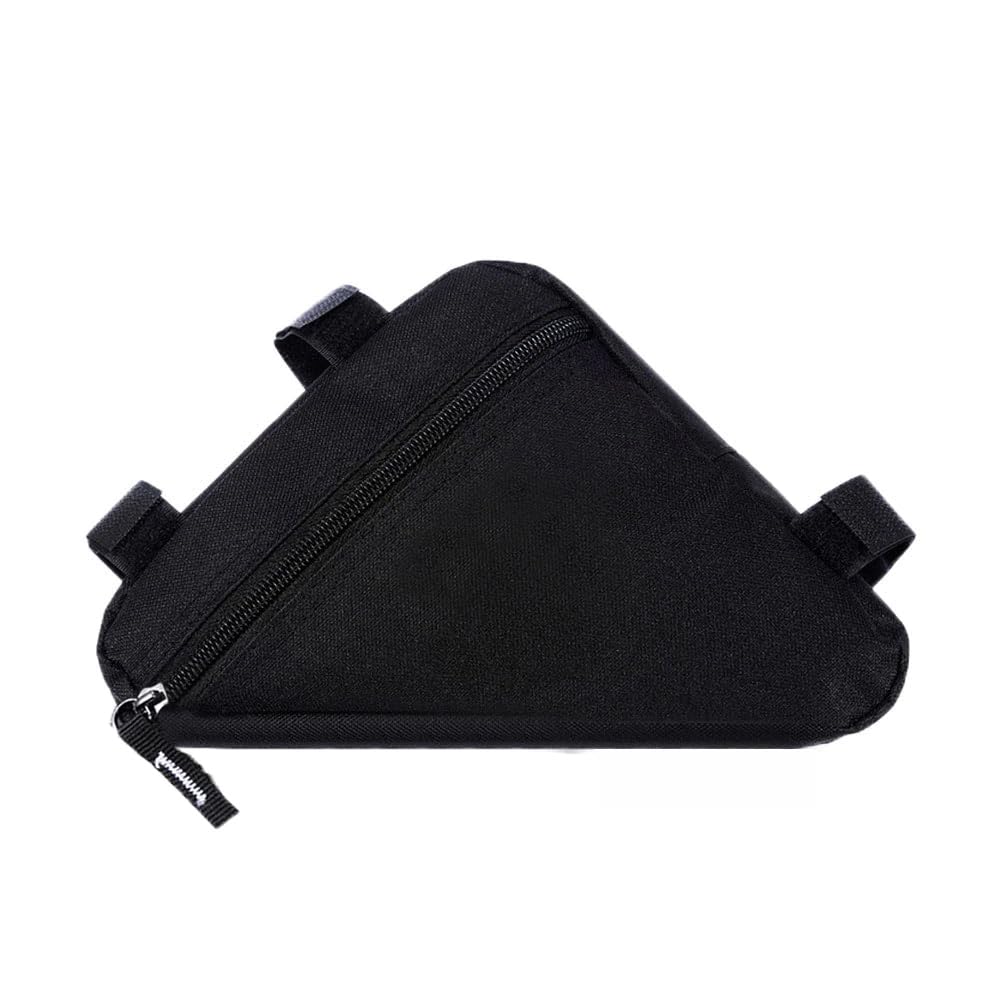 Retoo Trójkątna torba rowerowa 2l torba na ramę trójkątna rowerowa idealna na zamek rowerowy narzędzia torba na ramę rowerową rower wyścigowy MTB czarna 20 x 18,5 x 4 cm