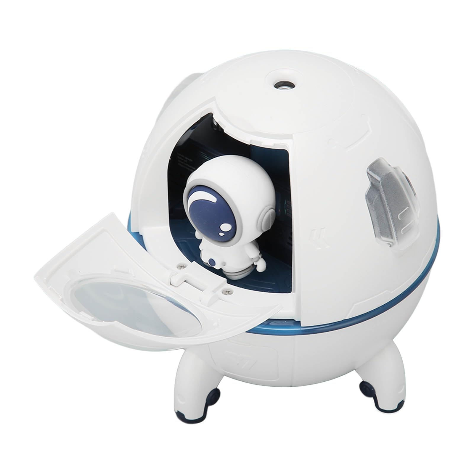 Acouto Humidificador de Aire de Cápsula Espacial, Material ABS, Niebla de Dos Niveles para Oficina y Coche, Humidificadores Portátiles de Niebla Fría con Batería de 1200 MAh