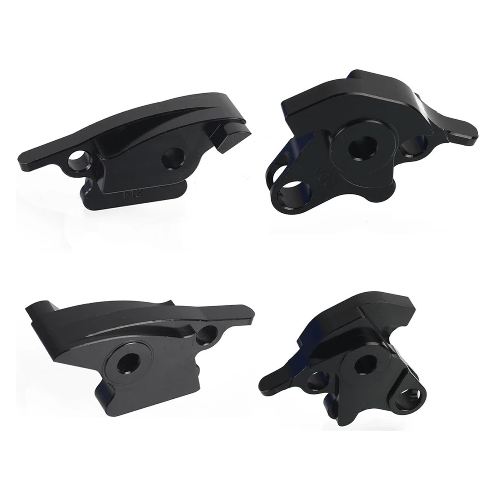 Aluminiowe CNC regulowane dźwignie sprzęgła hamulca, nieoryginalne uchwyty motocyklowe kompatybilne z Honda ST1300 2008-2012(Blue)
