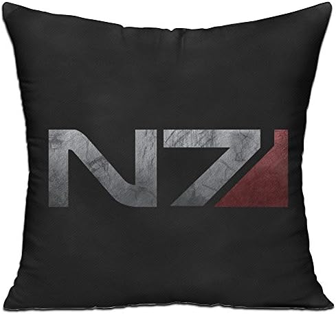 Myeehome Pillow Mass Effect Andromeda Square Pillow Cushion Cover Bed Pillow Sofa Pillow 18" X 18"