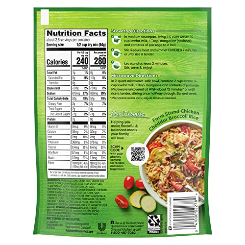 Image of Knorr Rice Sides Cheddar Broccoli, 5.7 Ounce (Pack of 6)