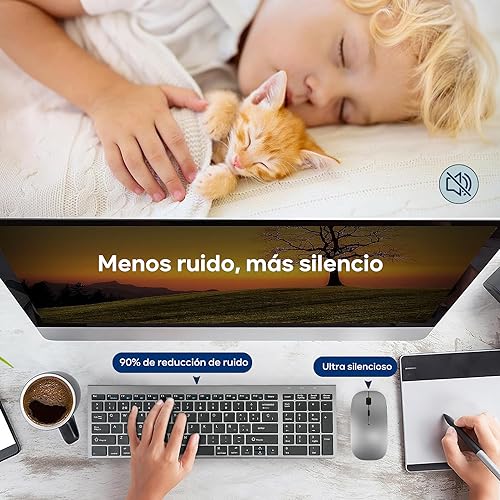 Teclados De Computadora, Personal Computer que es un teclado inalambrico Marca LJ-EXPLOSIVE (2)