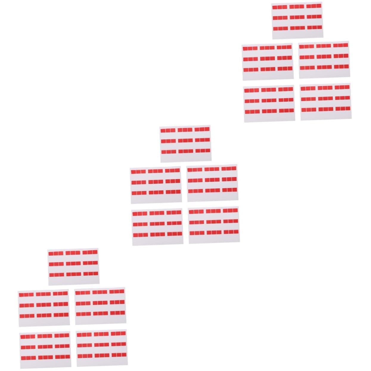 Housoutil 3 Ensembles Étiquettes De Câbles Auto Adhésives Autocollants Résistants Aux Déchirures Et Flexibles Pour Identification Et Organisation De Câbles Rouge 5 Pièces * 3