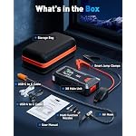 HW 2000A Jump Starter with Air Compressor, 160 PSI Tire Inflator 12V 65W PD - Image 7