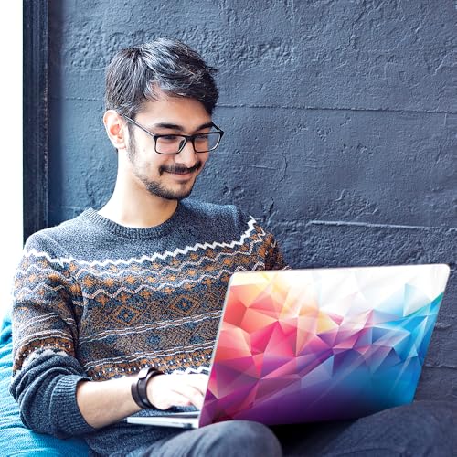 Image of Galaxsia Pattern D38 Top+Wrist Pad Vinyl Laptop Skin /Sticker /Cover Upto 15.6 Inches Laptops Laminated-Removable-HD Quality Compatible for Hp-Dell-Sony-Lenovo-Asus etc.(15x10 Inches)
