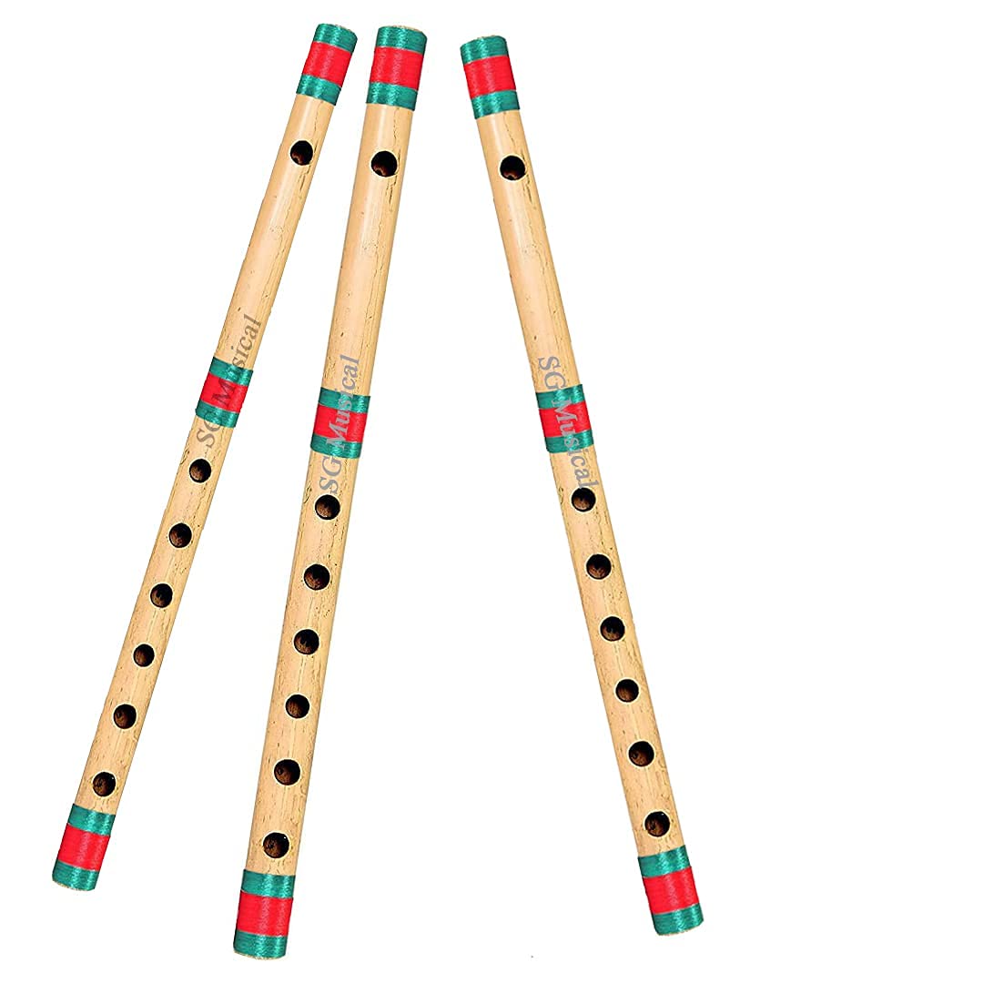 SG Musical Bamboo Indian Set of C-Scale, G-Scale & A-Scale Bamboo Flute GHK01-picture-22