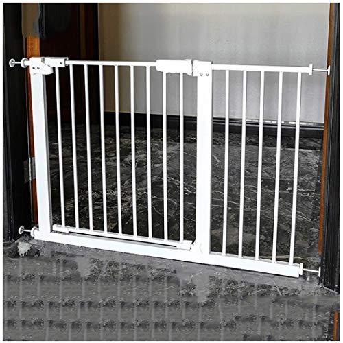 ADEIEGE Baby Sicherheitstor Erhöhung Haustier Hund Zaun Innenkatzen Kamin Zaun Kindertreppe Tor Isolation Geländer (Größe: 115-120,9 cm)