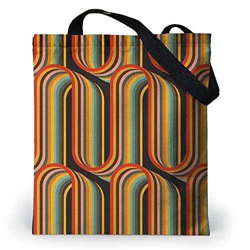 Loxato Tote Bag Aesthetic - Sac Cabas Femmes Grand Format 37x42cm - Sac Fourre Tout Femme - Sac Tissu Oxford Imperméable - Sac de Cours Femme Lycee - Sac Cabas Femme / Cadeau Femme Original Utile Cover