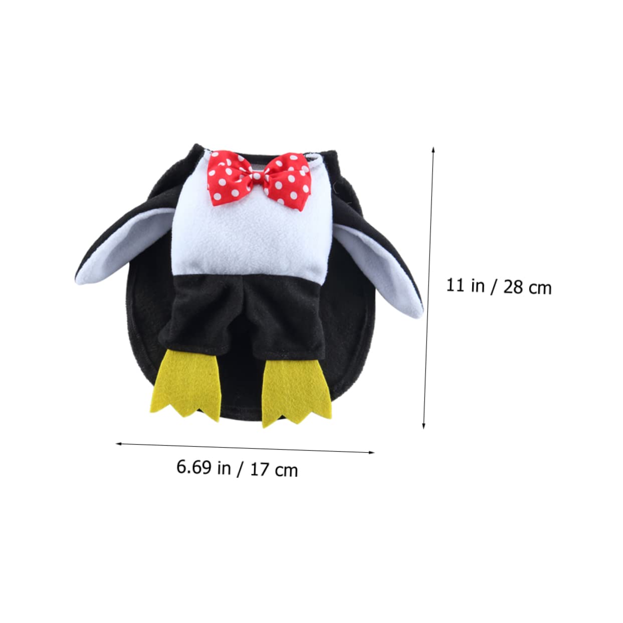 BESPORTBLE 4 Set Di Cappotti Per Cani Pinguino Extra Large Mantello Per Gatti Abbigliamento Per Animali Domestici Costume Da Cosplay Per Halloween
