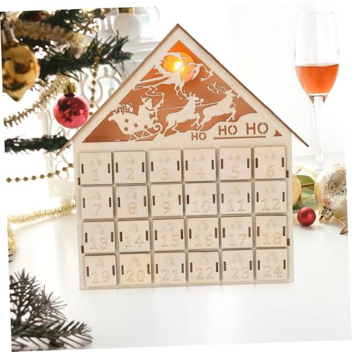 Calendrier de l'Avent réutilisable en bois pour éviter le jetable - 8