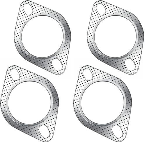 Image of Strongthium 2.5 inch Exhaust Gasket 2 Bolt for 2.5 Inch Muffler Flange Manifold 120-06310-0002 High Temperature 2X (Pack of 2)