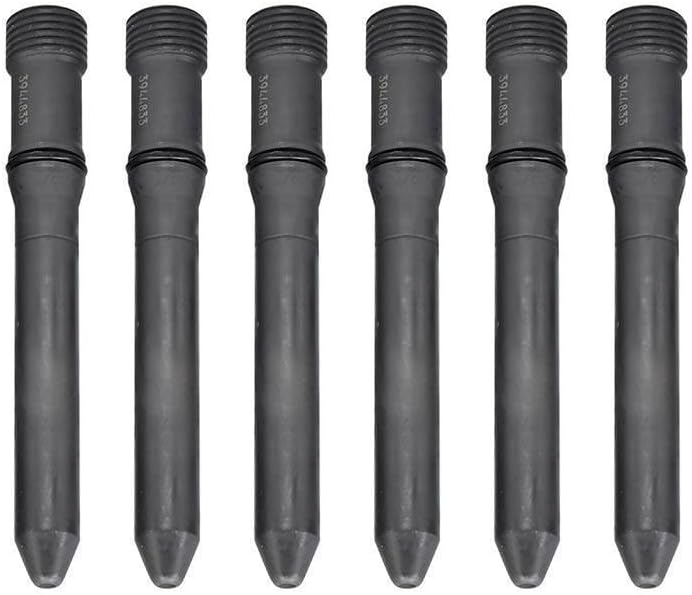 6PCS Fuel Injector Connector Tube 3944833 Compatible with 1998-2002 5.9L 24V Engine Diesel