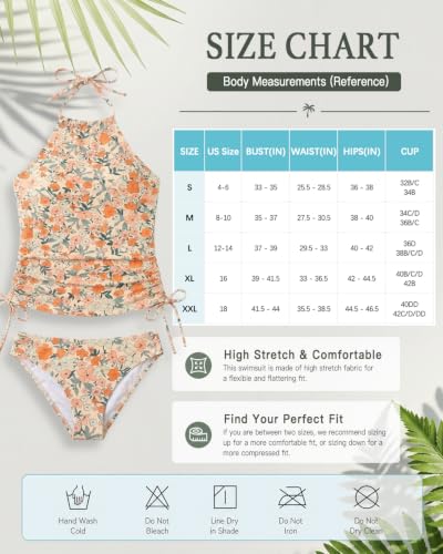 Image of Womens Two-Piece Tankini Set Cow Skull with Leopard Print Sets Swimwear Tankini Top Sets Swimwear