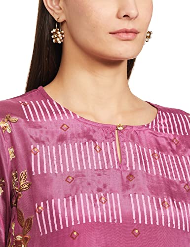 Image of Max Women's Polyester Printed Straight Tunic Shirt