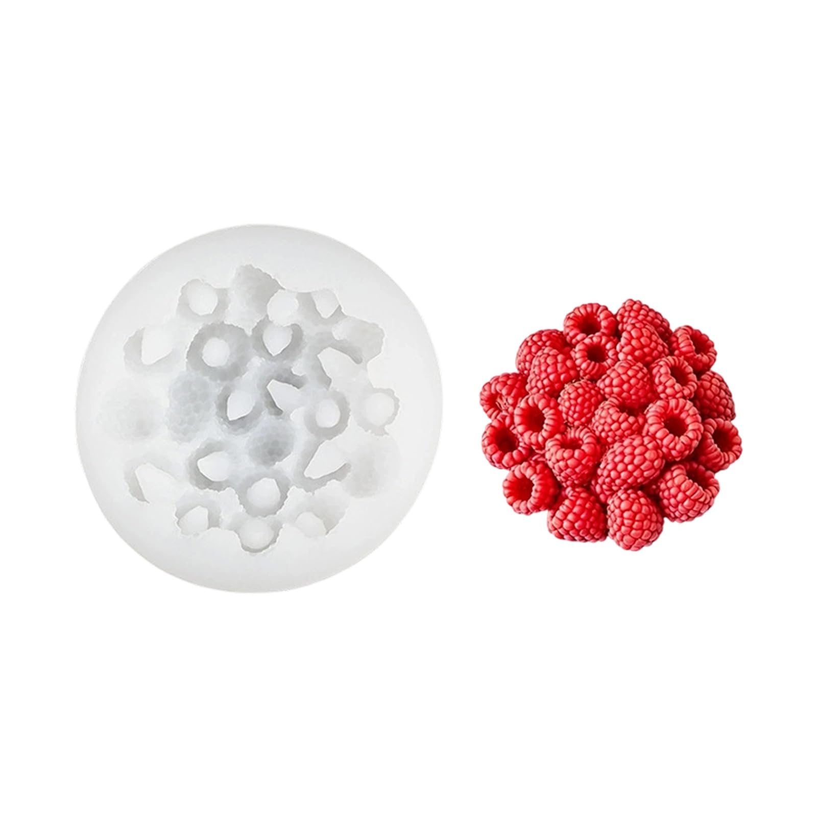 HUANGING Charm Raspberry Themed Silicone for Creating Beautiful Decorations and Gift Craft Silicone