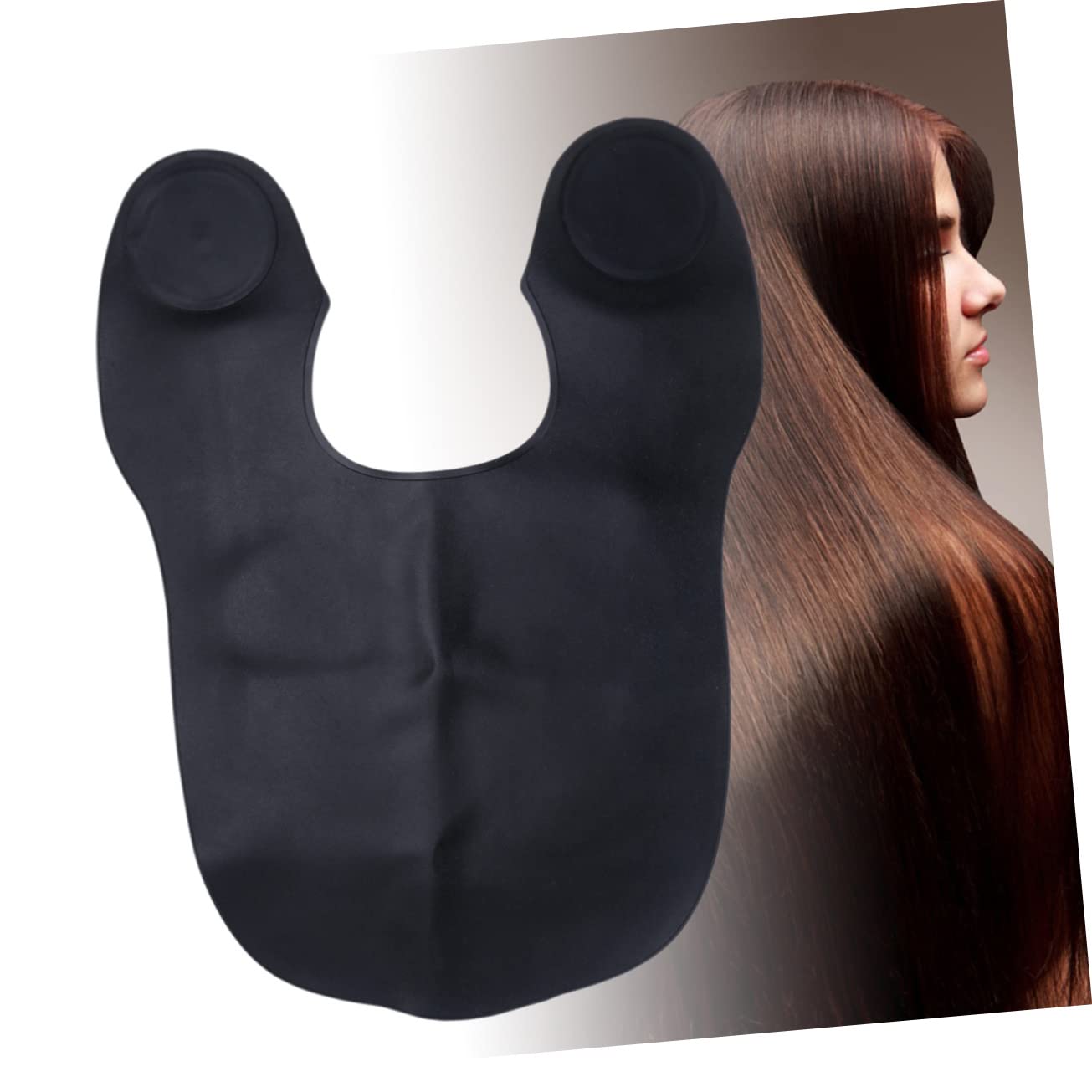 Beavorty Capas Pelo De Peluquero Capa De Corte De Pelo Capa Corta De Peluquero Capa Para Teñir El Cabello Capa De De Salón Capa De Pelo De Silicona Antideslizante Bufanda