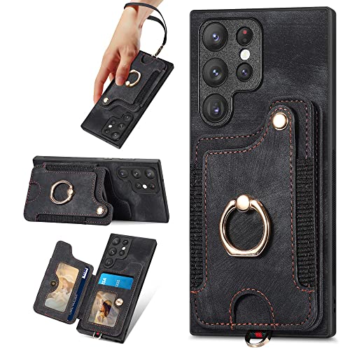 Funda libro para Galaxy A53 5G con billetera y sujeción magnética