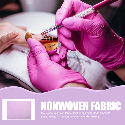 Tapis de manucure imperméable contre les taches de solvant violet - 5