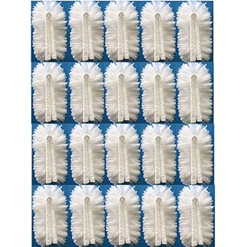 JEBBLAS Disposable Duster Refills White Replacement Head 20 Count Cover