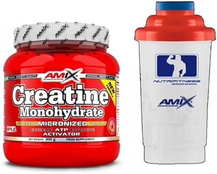 AMIX NUTRITION CREATINA MONOHIDRATO 300 GR + BATIDOR Nutrifitness 600 ml de regalo