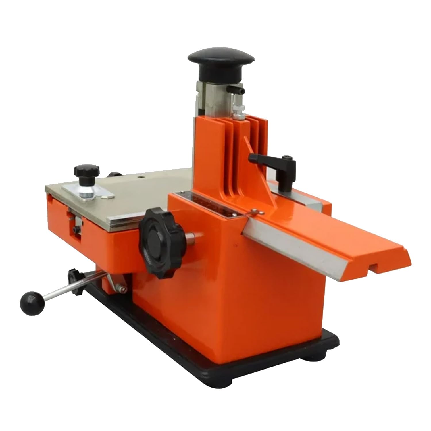 Molloparts Semi-Automatic Nameplate Metal Label Stamping Printer Machine Marking Machine for Metal Plate/Dog Tag (3mm Character Wheel)