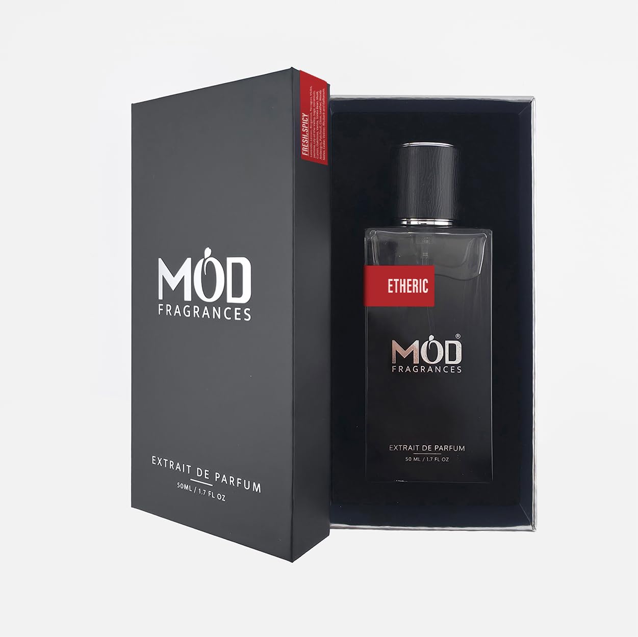 Etheric Perfume For Men - Inspired By Roja Danger Perfume Long Lasting Fresh Spicy Fragrance Extrait De Parfum 50ml
