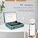 Record Player with Speakers Vinyl Record Player Wireless Turntables for Vinyl Records Suitcase Portable Record Player Vintage Record Player Turntable Support USB SD Vinyl Player