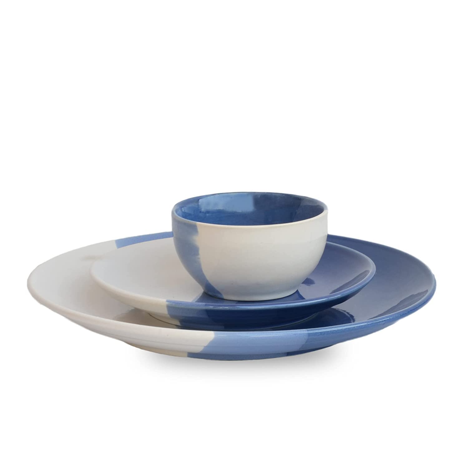 Euritmia Service De Table 16 Pièces, Assiettes, Bols Et