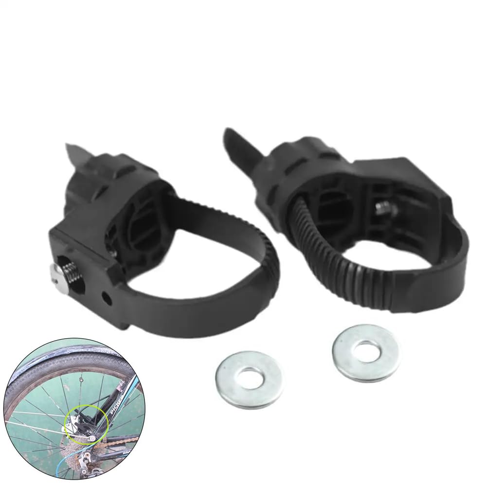 YehVeh 2 Pack Full Bike Fenders Mount Side Wire Screw Mounting Fork Bracket Adapter for Bicycle Full Coverage Mudguard Fender Installation Front Rear Mud Guard Flap Cycling Repair Parts