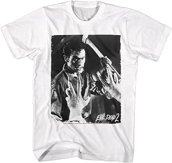 American Classics Evil Dead 2 Ash Williams Chainsaw T Shirt White