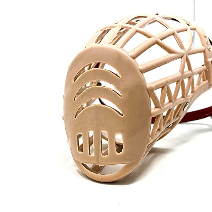 Image of Dog Mouth I Cover Muzzle I Bite Guard with I Adjustable Handy I Strap Collar for Dog I (Muzzle Size-5)