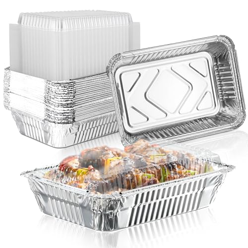 Fit Meal Prep 50 Pack 2.25 lb Aluminum Foil Pans