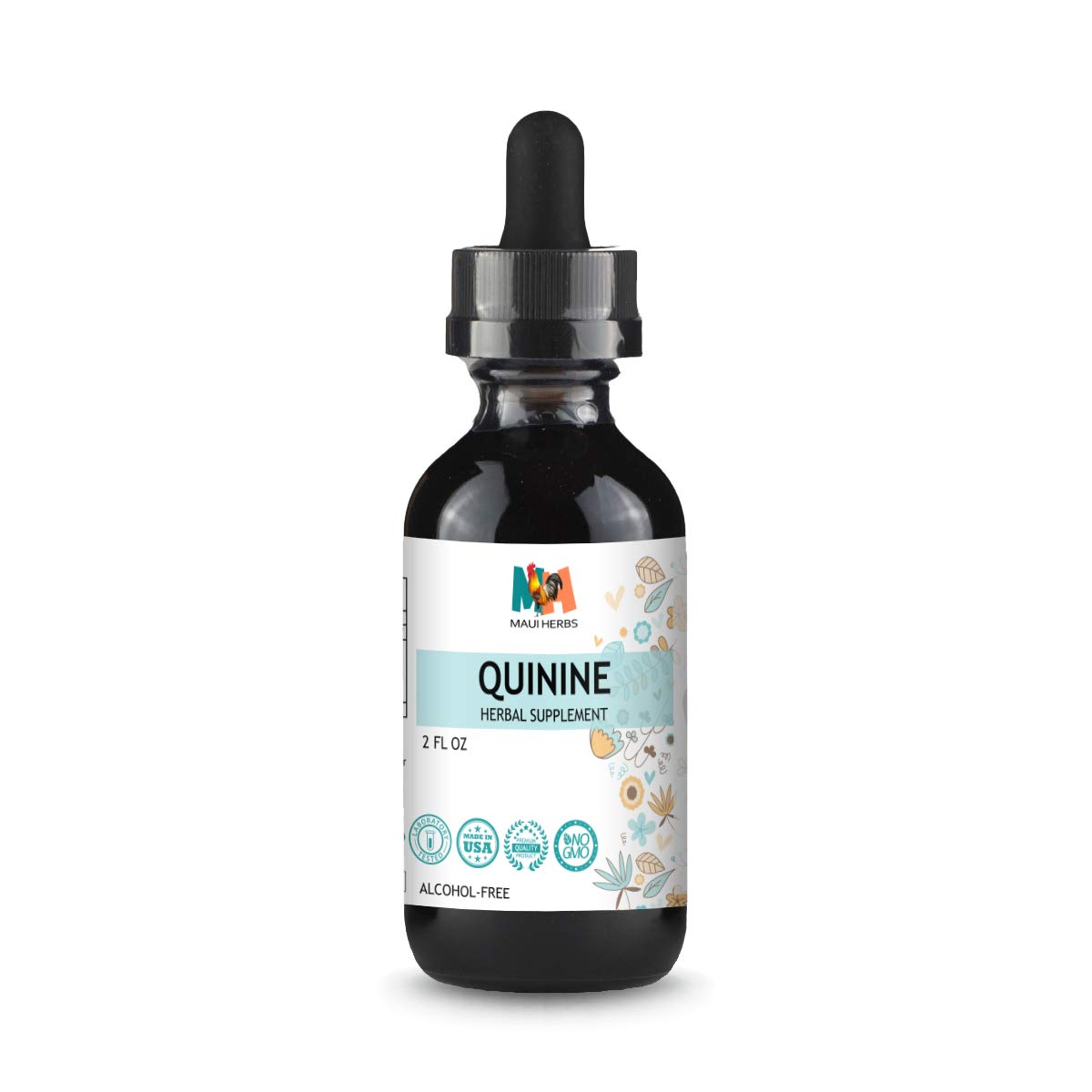 Quinine Tincture Alcohol-Free Liquid Extract, Quinine Bark (Cinchona officinalis) (2 FL OZ) (2 FL OZ)