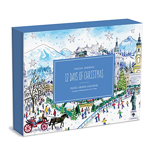Galison 12 Days of Christmas Rompecabezas 80 piezas miniatura 4
