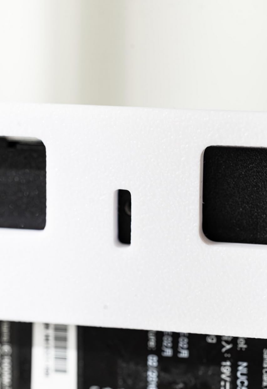 Montaggio su rack 1U per 3X o 1x NUC Slim - 19" per mini PC nel server rack | Accessori per data center stampati 3D (bianco, per 3X NUC)