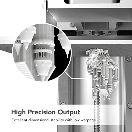 Image of phrozen 3D Printer Rapid Resin [Aqua Snow-Gray 8K], 405nm LCD UV-Curing Standard Photopolymer Resin for Highly Detailed Models, Low Odor Not smelly Non-Brittle, Works Best with 8K 3D LCD Printer (1KG)