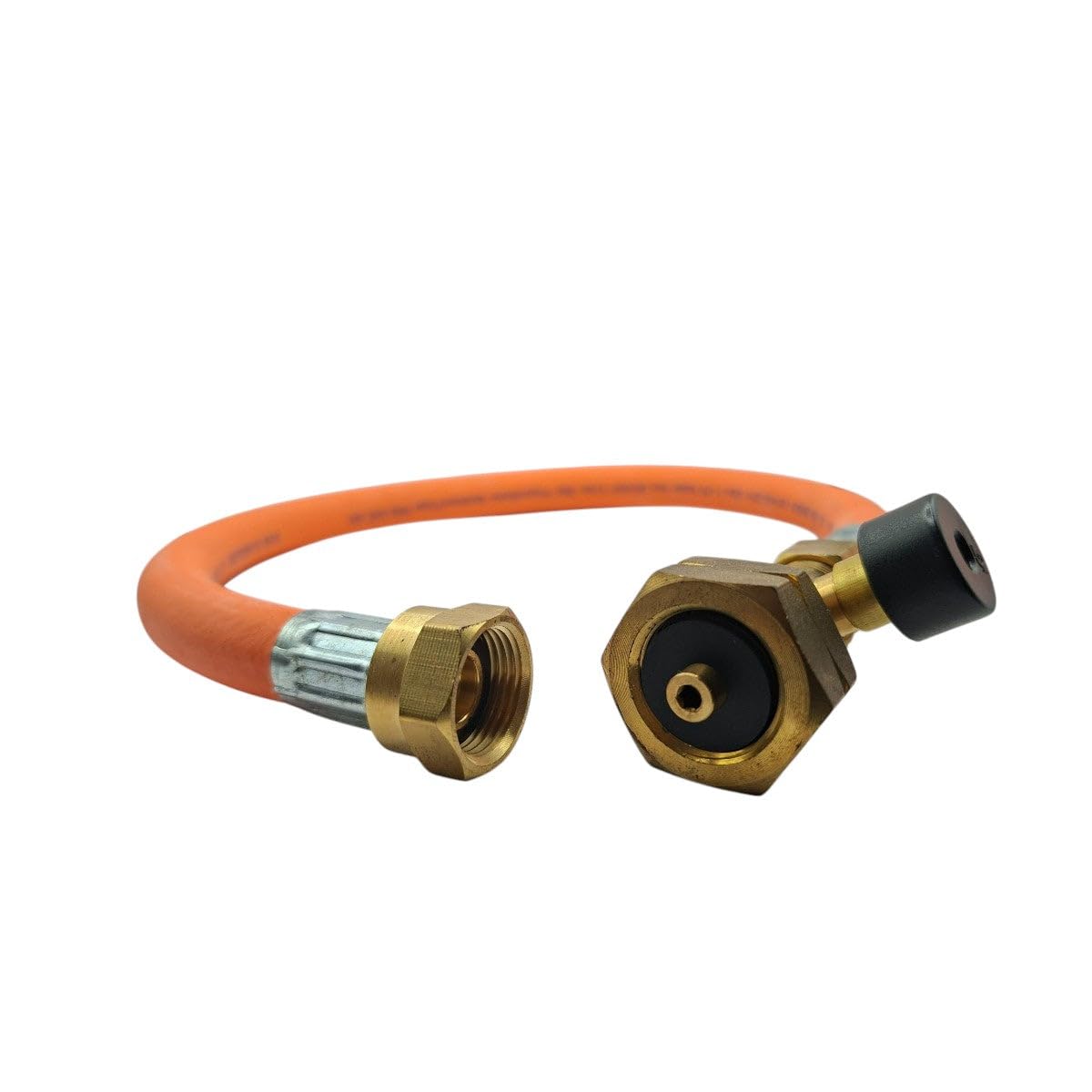 Tubo di collegamento EFV propano GPL Cavetto 450mm – Tubo gas ad alta pressione G5 a W21.8 per roulotte, camper e roulotte Airstream