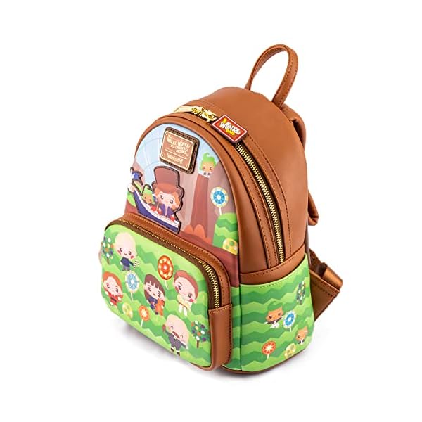 Loungefly Charlie and the Chocolate Factory Wonka 50th Anniversary Womens Double Strap Shoulder Bag Purse – Bild 5