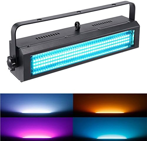 MFL. S100 Strobe Light 132-LED RGB Stage Lighting Strobe Blinder and Wash Light DJ Disco Lights Sound Activated Modes DMX Control All in One for DJ Party Stage Lives Concert