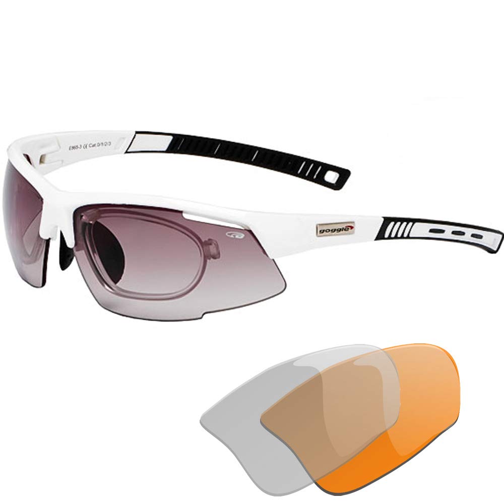 GOGGLE Okulary rowerowe okulary sportowe z wymiennymi szkłami E865