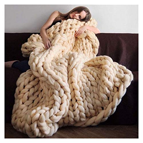 LEREATI 2 X 25.6m Pelote Laine Grosse Maille 2cm Fil Laine Chenille Crochet Grosse Laine à Tricoter à La Main Laine Velours Pour Couvertures Lit Pour Animaux Écharpes Chapeaux (Bleu Étoilé