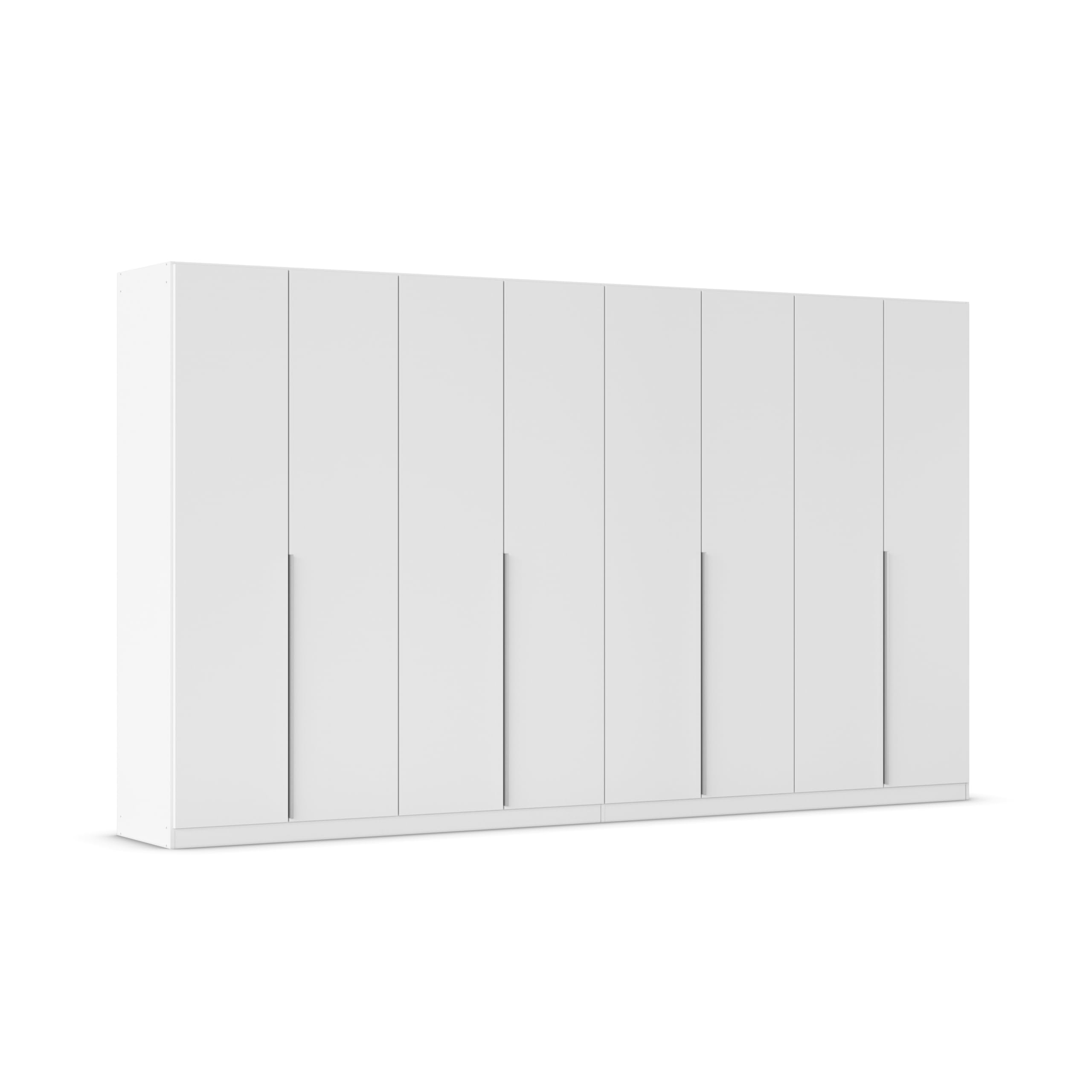Rauch Möbel Alabama, Kleiderschrank für Schlafzimmer, Kinderzimmer, Wohnzimmer, Garderobe, Flur, 8-türig, mit Zubehör Premium, Farbe Weiß, Breite 360 cm