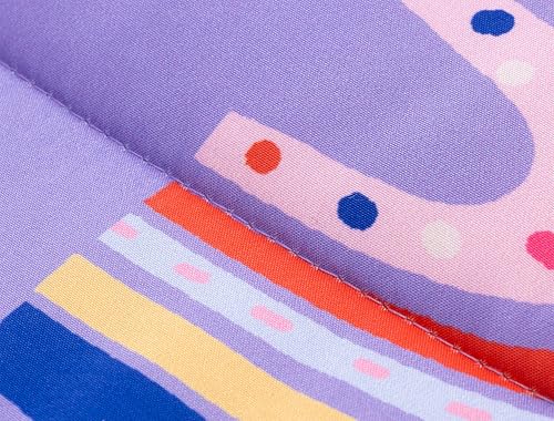 image for Meeting Story 3pcs Kids Comforter Sets Zipper Bedding Set for Girls,Tw