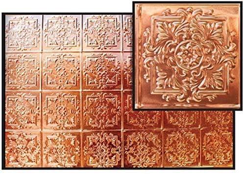 Melody Jane Dollhouse Real Copper Ceiling Miniature 1:12 Scale 9.3/4 x 6.3/4 inches
