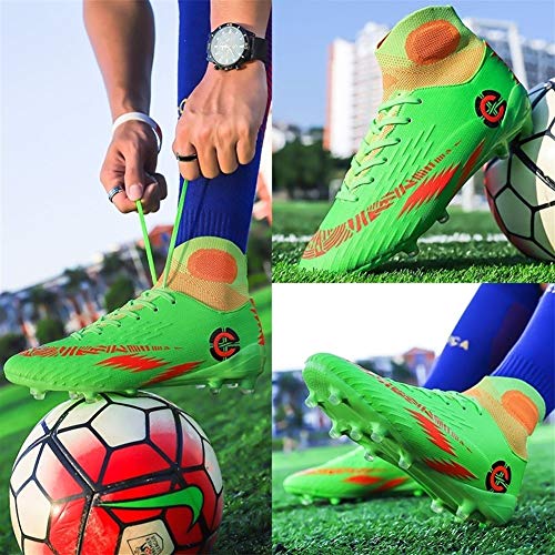 Mannen big Kids voetbalschoenen, Professional FG/TF Tiener Soccer Atletiek Training Schoenen Indoor Outdoor Sports Sneakers for Unisex Training Sports Spike spalk Schoenen - Image 5