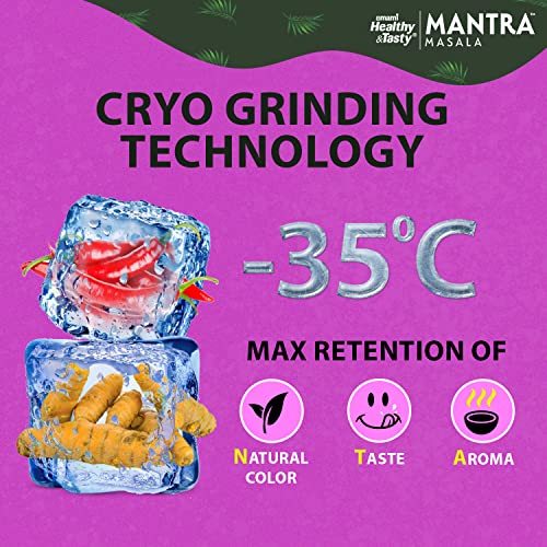 Image of Emami Healthy & Tasty Mantra Chatpata Chaat Masala (100g) | Ground Using Cryo Grinding Technology | Retains Maximum Essential Oils | No Added Colour and Preservatives (Pack of 2)