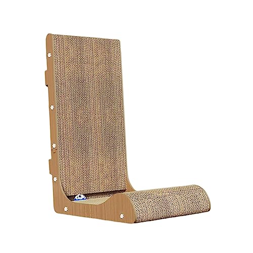 WeiLaiKeQi Coçador vertical para gatos, resistente ao desgaste, em forma de L, arranhador para gatos