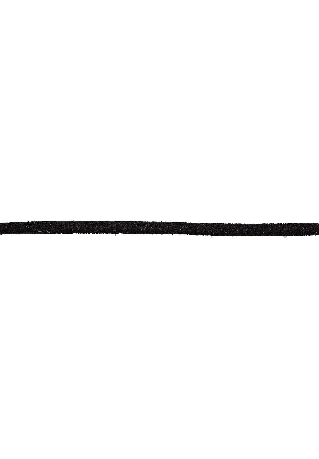 Elli Naszyjnik damski typu choker Basic Trend ze skóry welurowej czarny ze srebra wysokiej próby 925, 36, Srebro szterlingowe, Bez kamieni szlachetnych